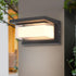 FUPE 24W 3-Color 2200LM IP65 Dimmers 1 Pack Outdoor Lights for House Exterior Lighting Fixtures Adjustable Waterproof