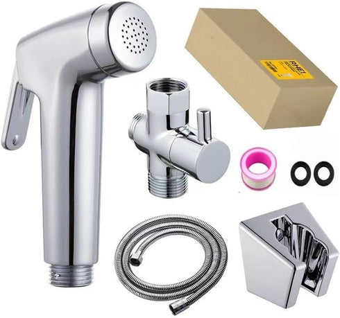 Generic Muslim Shower for Toilet, 1.2M Handheld Bidet Sprayer Set with Hose, Holder,