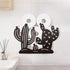 WADORN Cactus Toilet Paper Holder, Metal Cactus Plant Wall Mounted Toilet Paper