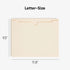 Smead File Jacket, Reinforced Straight-Cut Tab, 2" Expansion, Letter Size, Manila, 50 Per Box