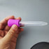 TIHOOD 20PCS Liquid Droppers with Clean Brush, Silicone & Plastic Pipettes for Candy Oil Kitchen