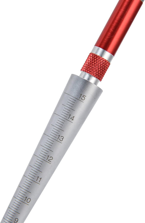Feeler Ruler Aperture Welding Feeler Gauge, Stainless Steel Conical Taper Gauge for Inner Diameter Inspection