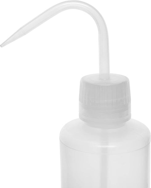 EISCO Wash Bottle, 500ml, Low Density Polyethylene, Translucent and Unbreakable with Leak-Proof Delivery Tube