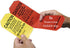 Accuform RP-Plastic Scaffold Status Tag, "Danger/Caution/Attention", 5.75" x 3.25" x 0.015", Black Green/Yellow/Red