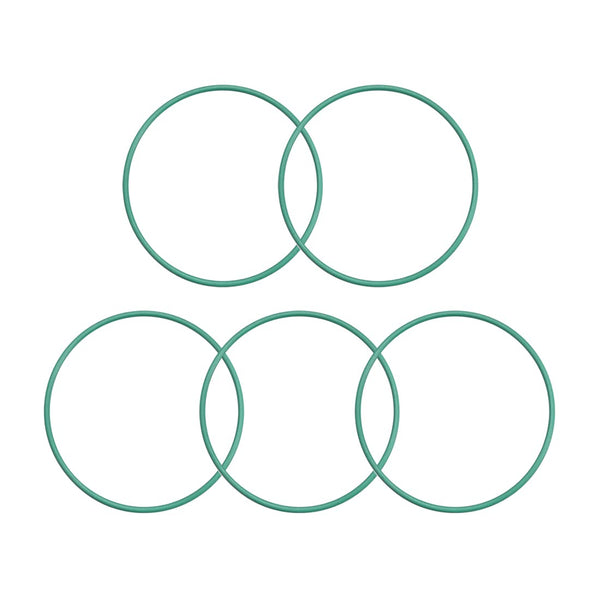 uxcell Fluorine Rubber O-Rings - 27mm OD 25mm ID 1mm Width FKM Seal Gasket for Machinery Plumbing, Pack of 5