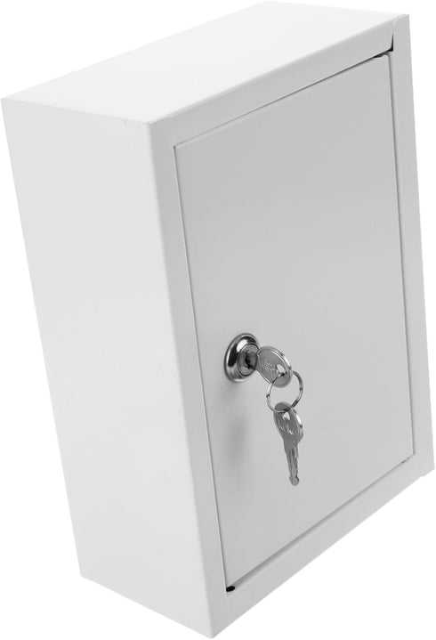 Homoyoyo Milk Box with Lock Wall Mounted Package Box for Outdoor Use