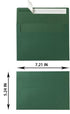 Wishop 100 Pack Dark Green A7 Envelopes Self-Adhesive 5x7 Envelopes for Invitations, 5x7 Greeting Cards by Wishop