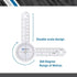 BodyMed 8 Inch Medical Spinal Goniometer Measurer 360 ISOM Calibrated Scales for Physical Therapy Rehab
