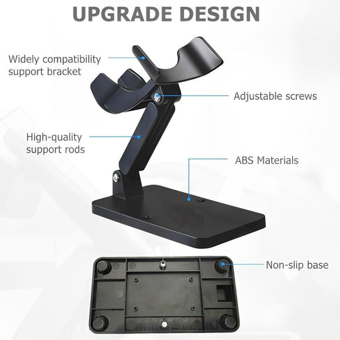 YurMemo 1900 1950 DS3678 DS2278 LS2208 Universal Scanner Holder,Adjustable Barcode Scanner Stand,No Assembly Barcode