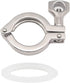 Beduan 1.5" Sanitary Tri Clamp, 304 Stainless Steel Single Pin Heavy Duty Clover with Wing Nut for TC 1.5"