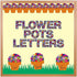 Hygloss Products Bulletin Board Letters and Numbers - Punch Out Flower Pot Design Combo, 3 Inch, 350 Pieces