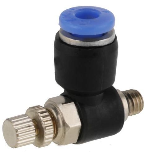 20Pcs M5 Pneumatic Air Flow Speed Control Valve Hose Fitting Quick Connector 360 Rotation