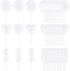 60 Pieces 4ml Plastic Pipettes Squeeze for Cupcakes, Chocolate, Strawberries, Liquid Transfer Dropper Injector Mini