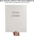 Qilery 3 Pieces Oversized Last Will And Testament Envelopes, 10.2 x 12.9 Inch, Self Adhesive, Tear Resistant (White)