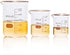 ULAB Scientific Glass Beaker Set, 3 Sizes 50ml, 100ml, 250ml, 3.3 Boro Griffin Low Form