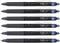 Pilot FriXion Point Clicker 0.5mm Erasable Gel Needle Tip Pens, Extra Fine Point, 6 Pack (Navy Blue)
