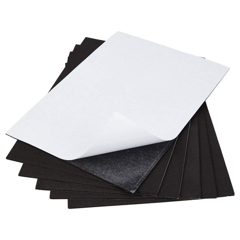 BENECREAT 10PCS 2mm Thick Self-Adhesive Foam Sheet 8.3x11.8" for Halloween Decor, Containers, and Furniture Protection