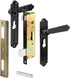 Prime-Line K 5057 Security Door Non-Locking Mortise Handle Set, Steel and Diecast