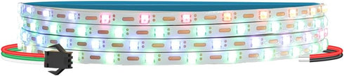 6.5FT WS2812B WS2812 3mm Ultra Narrow LED Strip,DC5V 100LEDs/m Individually Addressable Dream