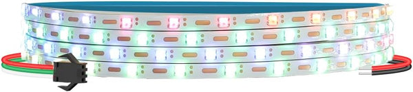 6.5FT WS2812B WS2812 3mm Ultra Narrow LED Strip,DC5V 100LEDs/m Individually Addressable Dream