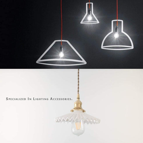 50 Plastic Strain Reliefs Pairs for Pendant Lighting, Cord Grips Cable Glands for Wiring,Ceiling Lighting,DIY-Retro