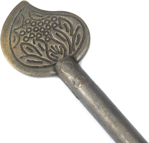Door Lock Latch Antique New Chinese Style Bronze Furniture, Vintage Hardware L8.6cm/3.39" 2 PCS Lock Bolt Locking Pin