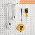 Pegboard Hooks Large Diameter 50-Pack 4 Inch Heavy Duty Galvanized for 1/4 inch Pegboard