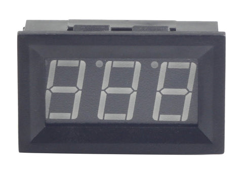 UCTRONICS 0-167°F Fahrenheit Digital Temperature Meter | Blue LED Display with Black Case