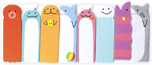 OOLY Note Pals Mini Sticky Tabs - Sea Life - 120 Paper Tabs