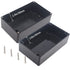 Watertight Junction Box, IP67 Waterproof Project Box, Durable ABS Plastic Enclosure Case, Black, 7.87" x 4.72"