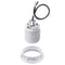 DiCUNO Medium Base E26 Ceramic Light Threaded Socket with White Shade Ring,