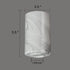 2 Pack 1 5/8 inch G0083 White Marble Glass Cylinder Lamp Shade with Fitter, Light Fixture Replacement Globe Cover