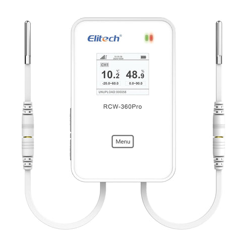 Elitech External Temperature Probe, Temperature Sensor for RCW-360Pro Device, Monitor -40~176?, 16.4ft