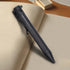 Bolt Action Carbon Fibre Ballpoint Pen with Pocket Clip, Classic Black for Travel, School, Work, and Birthday Gifts