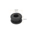 Rubber Grommets, Flexible Wire Hole Plug - 5 mm Mount Dia/Black/PVC, 50 Pcs