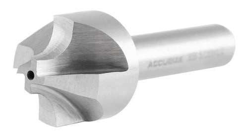 Accusize Industrial Tools Hss Corner Rounding End Mill, 5/16'' Radius, 1/2'' Shank Diameter, 3-1/4'' Oal, 1011-0512,