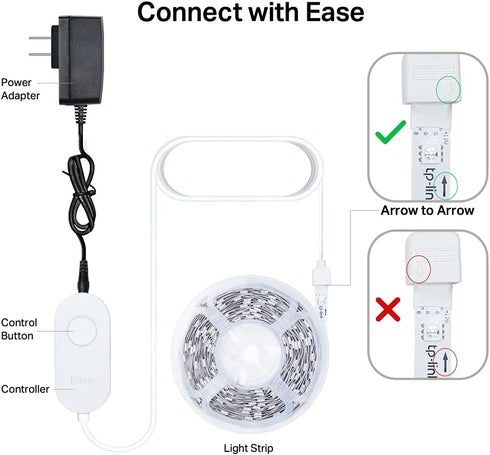 16.4ft 16 25,000 (KL400L5) Kasa Smart LED Light Strip, WiFi LED Strip Works with Alexa, Google Home, SmartThings, High