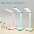 White Desk Lamp for Home Office, Portable Small Lamp with 3 Lighting Modes, Rechargeable for Kids and Studying