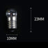 Pack of 50 E10 1.5V 0.3A DC Warm White Miniature Screw Base Light Bulbs (1.5V)