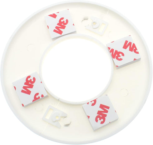 FDXGYH 2 Pcs ID 2.0 Inch ABS Wall Split Flange, Self-Adhesive Round Escutcheon Plate Cover for Faucet