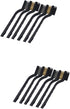GLEAVI 12 Pcs Nylon Brush Set, Tile Brush, Grout Brush, Kitchen Cleaning Tool, 3D Printer Brush