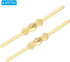 300 Pack 25mm/1" PATIKIL Chandelier Connector Clip, Length Chandelier Bowtie Pin Replacement for Fastening Crystals