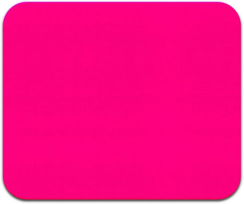 FINCIBO Non-Slip Rectangle Mousepad, Solid Hot Pink Mouse Pad for Home, Office and Gaming Desk