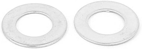 uxcell M6x12mmx0.5 mm Stainless Steel Round Flat Washer for Bolt Screw (Pack of 100)