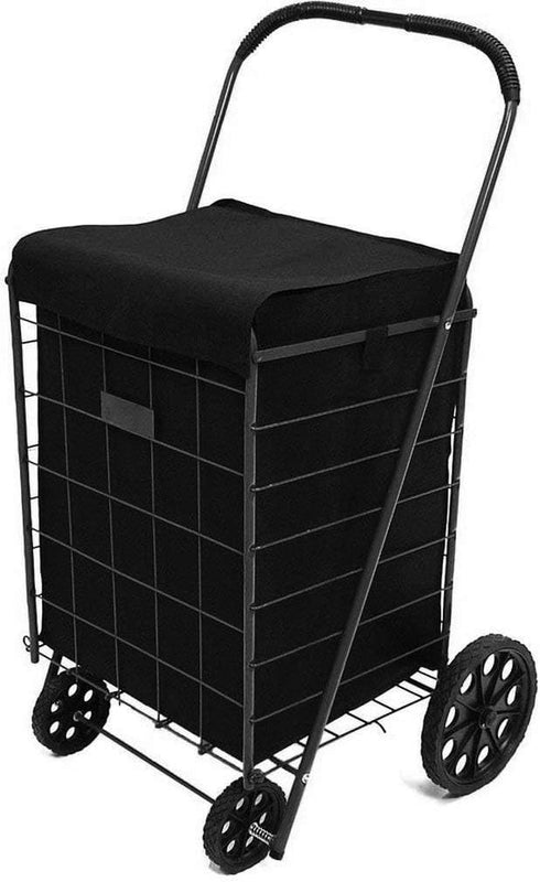Grocery Cart Liner - Black, Perfect Fit for Large & Jumbo Carts