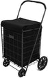 Grocery Cart Liner - Black, Perfect Fit for Large & Jumbo Carts