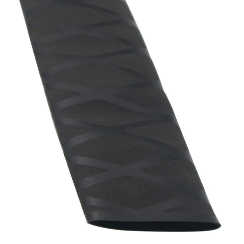 Heat Shrink Tubing for Fishing Rod Wrap, Motorcycle Handgrips, Tools Handle for Better Grip. Black Textured Shrink Wrap