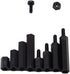 M2 Nylon Hex Male-Female Spacer Standoffs Screw Nut Assortment Kit - Black
