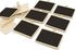 Set 12 of Mini Rectangular Chalkboard Signs with Wooden Clips
