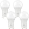 Sunco Lighting 4 Pack GU24 LED Light Bulbs, 2 Prong A19, 5000K Daylight, 9W Equivalent, Bright Dimmable